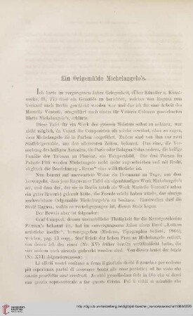 1: Ein Oelgemälde Michelangelo's