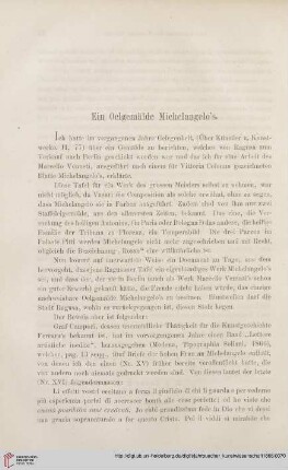 1: Ein Oelgemälde Michelangelo's