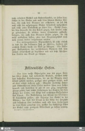 Altdeutsche Oefen