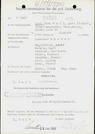 Laib, Karl Otto