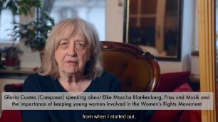 Video - Interview : Gloria Coates