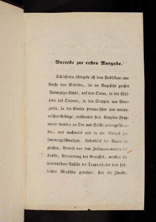 V-VIII, Vorrede zur ersten Ausgabe