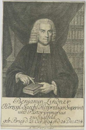 Bildnis des Benjamin Lindner