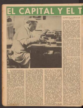 El capital y el trabajo
