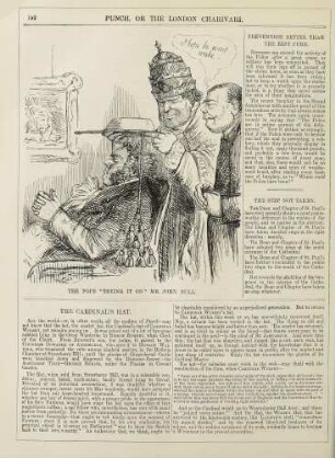 The pope "trying it on" Mr. John Bull