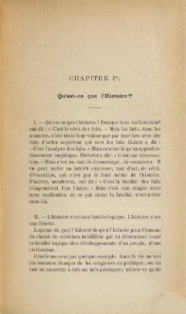 La loi de l'histoire