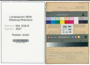 Entnazifizierung Anton Roewer , geb. 09.07.1906 (Angestellter)