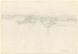 Rom, Blick nach Süden über das Forum Romanum vom Turm des Kapitols