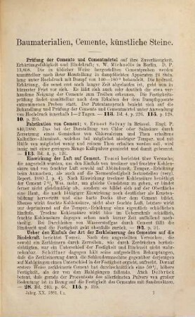 Chemisch-technisches Repertorium : übersichtl. geordnete Mittheilungen d. neuesten Erfindungen, Fortschritte u. Verbesserungen auf d. Gebiete d. technischen u. industriellen Chemie mit Hinweis auf Maschinen... 20. 1881 (1882)