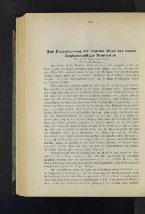 Zur vergrößerung der Station Buea des neuen Regierungssitzes Kameruns.