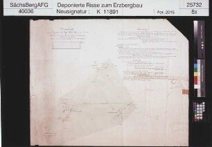 Grubenfeld der Eisensteinzeche Graf Karl Fundgrube bei Schmiedewalde (Burkhardswalde)