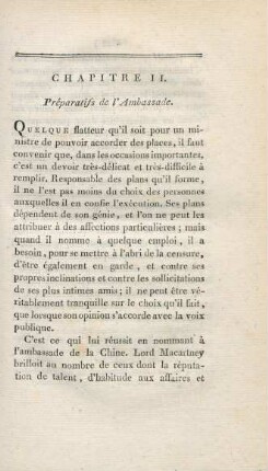 Chapitre II. Préparatiss de l'Ambassade