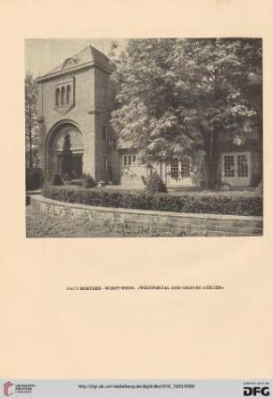 Bernhard Hoetgers Wohnhaus in Worpswede