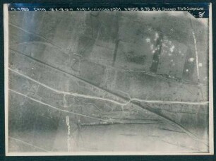 Foto des Geländes südlich von Croisilles südöstlich von Arras (Luftbild)