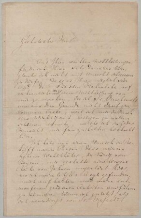 Richard Wagner (1813-1883) Autographen: Brief von Richard Wagner an Oskar Schanzenbach - BSB Autogr.Cim. Wagner, Richard.73