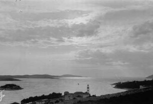 Adria : Blick auf die Adria bei Hvar von der Festung aus.