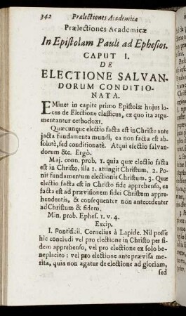 Praelectiones Academicae In Epistolam Pauli ad Ephesios