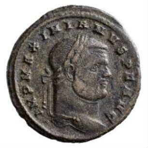 Münze, Follis, 296 n. Chr.