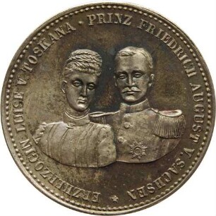 Prinz Friedrich August - Vermählung mit Luise von Österreich