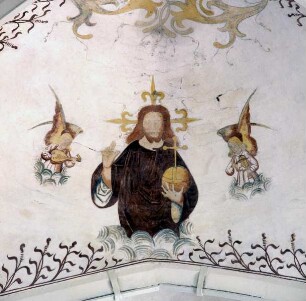 Gewölbebild mit Christus als Weltenrichter