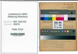 Entnazifizierung Erich Haak, geb. 26.03.1894 (Lehrer)