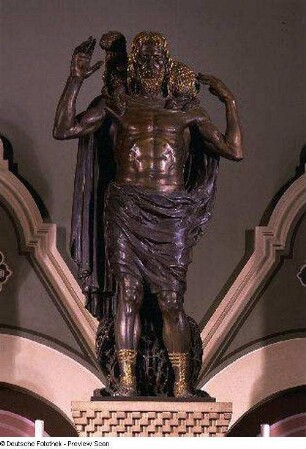 Der gute Hirte : Der gute Hirte. Bronze (1909; G. Wrba) Dresden, Versöhnungskirche