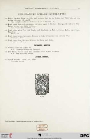 Unbekannte Schabkunstblätter (Nr. 435-442)