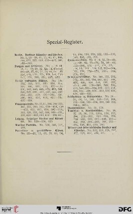 Spezial-Register