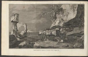 Pl. 28 Monumens Dans L'Isle De Pâques.