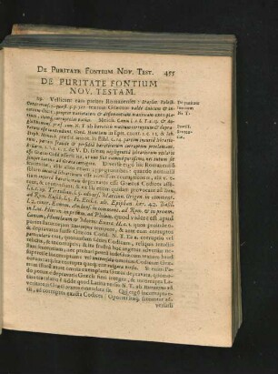 De Puritate Fontium Nov. Testam.