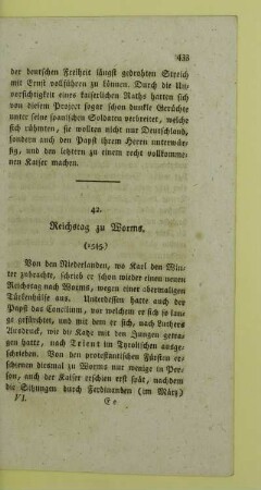 42. Reichstag zu Worms. (1545.)