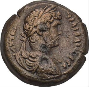 Hadrian (117-138 n. Chr.): Alexandria / Ägypten, 128/129 n. Chr. – Diobol