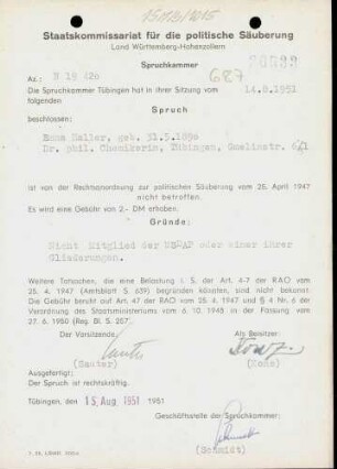 Haller, Emma