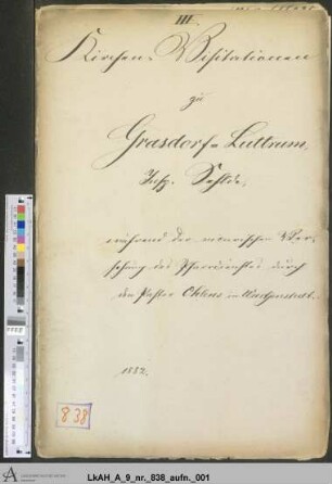 Grasdorf (Sehlde) und Luttrum: Visitationsakten