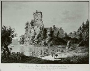 Ruine von Rechenberg bei Frauenstein in Sachsen