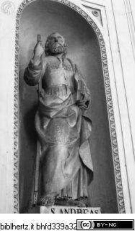 Apostel, Heilige, Evangelisten und Kirchenväter, Andreas-Nische, Heiliger Andreas