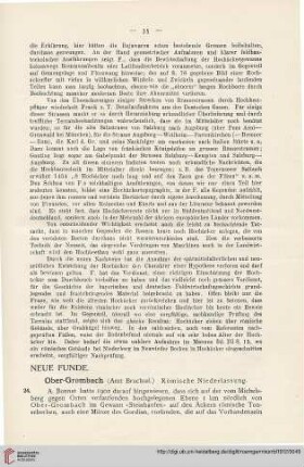 5: Ober-Grombach (Amt Bruchsal) : Römische Niederlassung