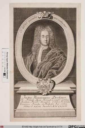 Bildnis Justus Henning Böhmer
