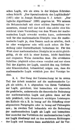 A 4. Darlegung des Gedankengangs und der Hauptergebnisse.