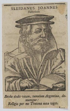 Bildnis des Joannes Sleidanus