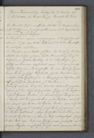 Grosse Versammlung Freitag den 15. Januar 1904.