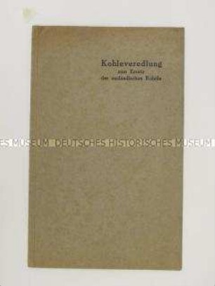 Sonderdruck zu kriegswirtschaftlichen Fragen