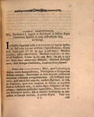 Rector Academiae Lipsiensis sacra paschalia A.D. XXIII. M. Martii A.R.S. MDCCLXXXVIII in aede Paulina pie et religiose celebranda indicit : Spicilegium IX. autographorum, illustrantium rationem, quae intercessit Erasmo Roterodamo cum aulis et hominibus aevi sui praecipuis omnique republica, [ed. Johann Frid. Burscher]