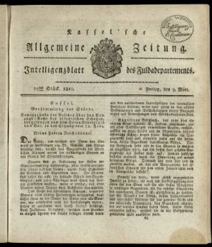 29tes Stueck, Freitag, den 9. Maerz 1810