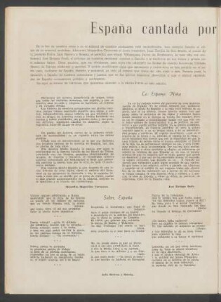 España cantada por nuestros poetas y prosistas