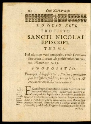 Concio XLVI. Pro Festo Sancti Nicolai Episcopi.