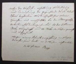 Bearbeitung der von C. von Ludwig erhaltenen Gegenstände