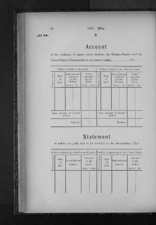 D. Account, Statement, Balance