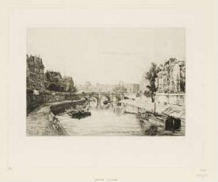 Blick von der Saint-Michel-Brücke