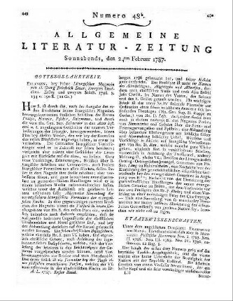 Hermbstädt, S. F.: Physikalisch-chemische Versuche und Beobachtungen. Bd. 1. Berlin: Vieweg 1786